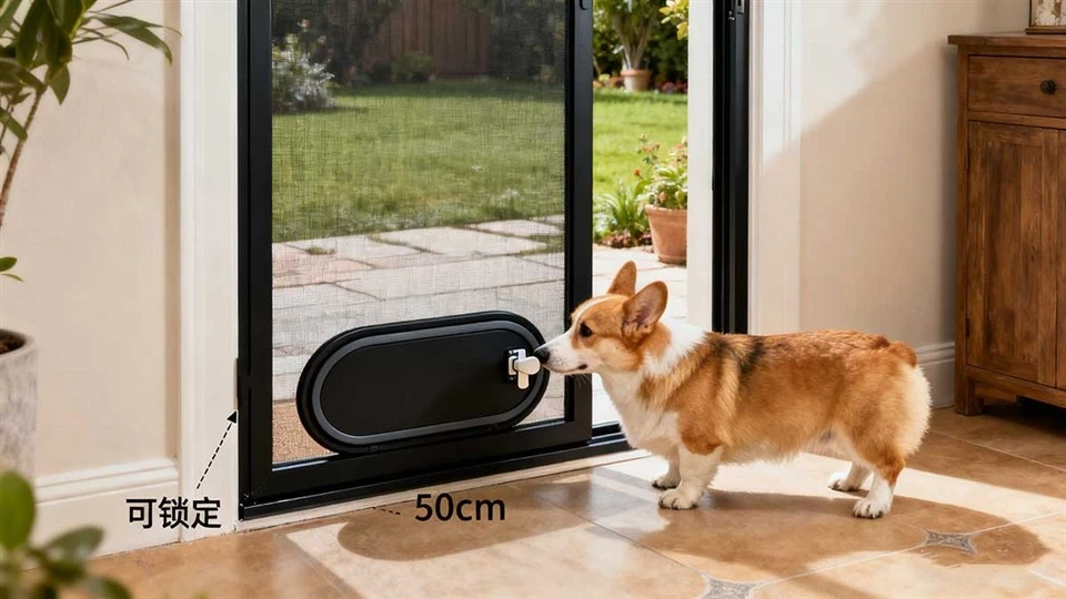 Screen Sliding Door With Doggie Door suppliers